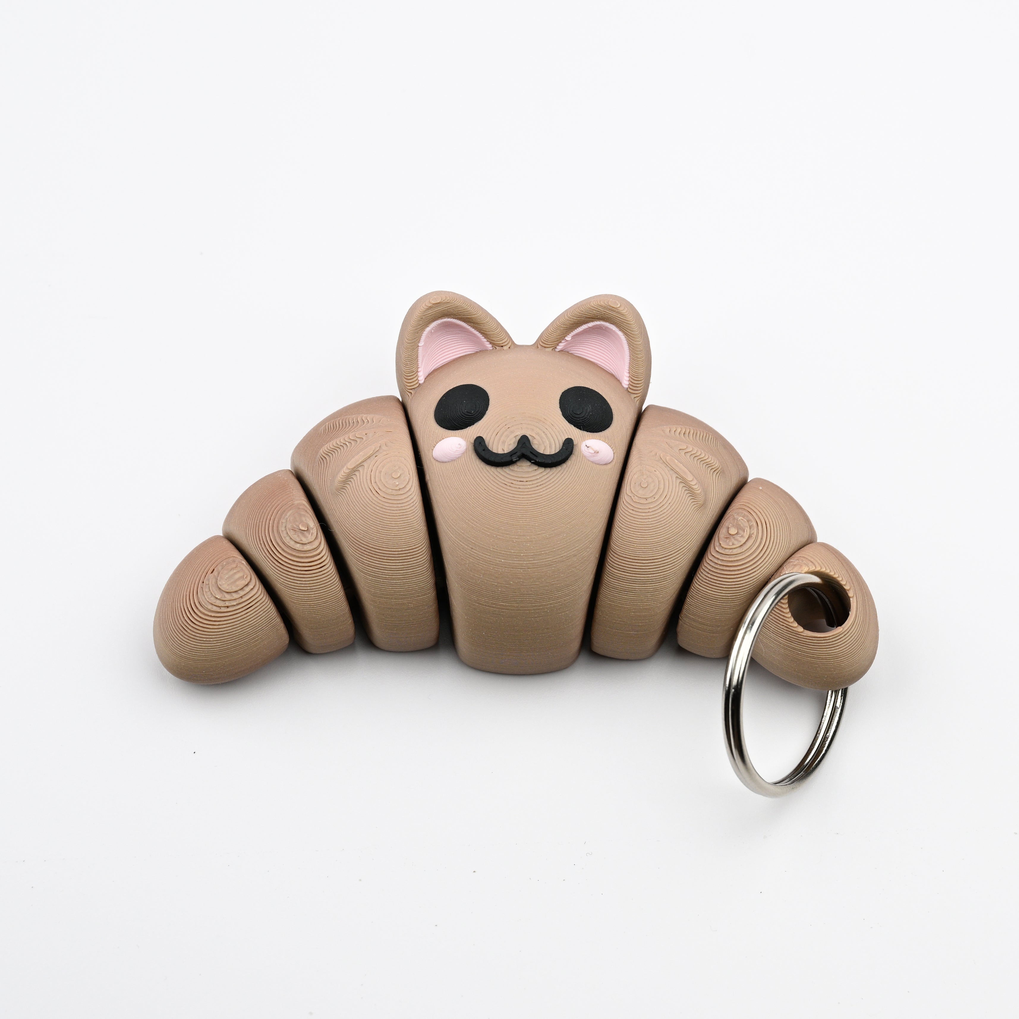 Croissant Keychain