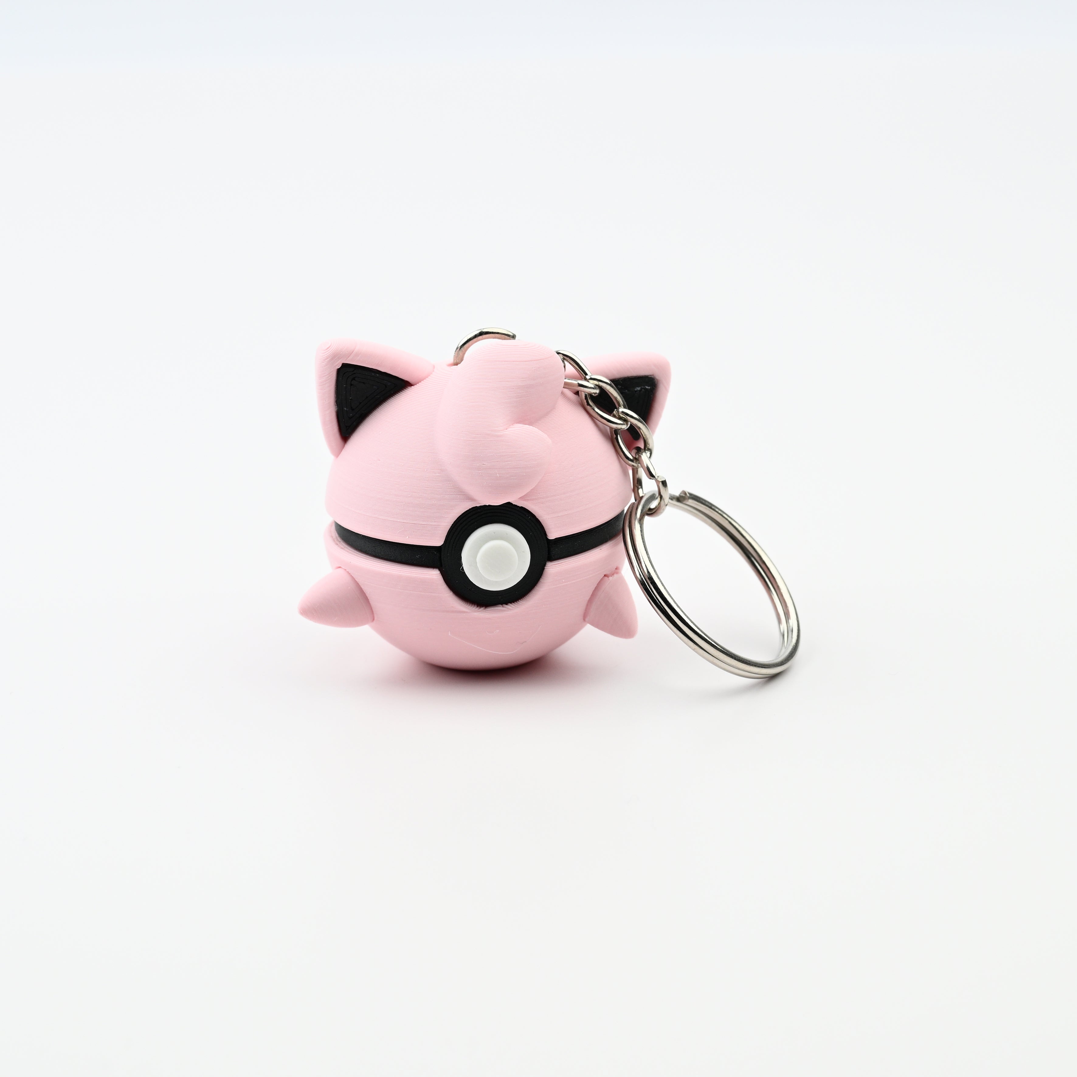 Jigglypuff Ball Keychain